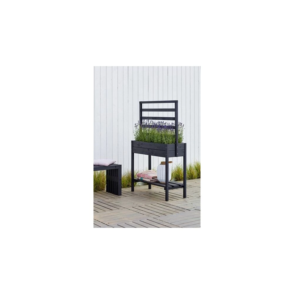 Plus A/S Plus Plantekasse På Ben M/espalier - 182750-15 Sort 4 Plus A/S Plus Plantekasse På Ben M/espalier - 182750-15 Sort - Billede 2