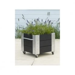 Plus A/S Plus Cubic Blomsterkasse 46x50x45cm M/hjul Sort 18237-15 -Tilbud homeshop Butik unnamed file 1058