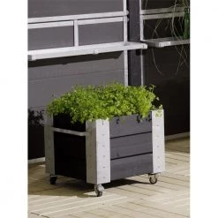 Plus A/S Plus Cubic Blomsterkasse 46x50x45cm M/hjul Sort 18237-15 -Tilbud homeshop Butik unnamed file 1061