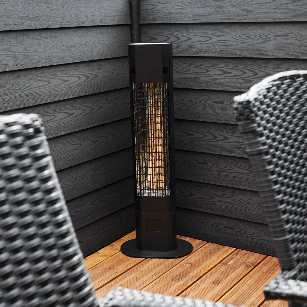 HORTUS Terrassevarmer Gulvmodel 1800W - H: 90 Cm M/soft Touch Og Fjernbetjening 4 HORTUS Terrassevarmer Gulvmodel 1800W - H: 90 Cm M/soft Touch Og Fjernbetjening - Billede 2