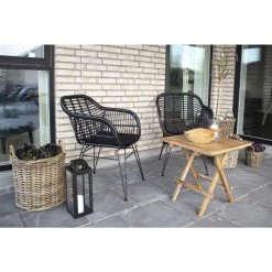 Homeshop Stol I Sort Polyrattan Med Hynde - 7001051 -Tilbud homeshop Butik unnamed file 1115