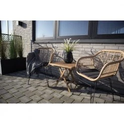 Homeshop Stol I Naturligt Polyrattan Med Hynde - 7001050 -Tilbud homeshop Butik unnamed file 1121