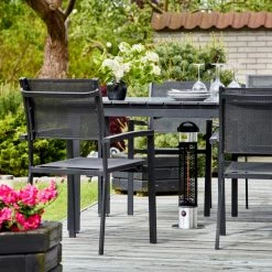 HORTUS Terrassevarmer Under Bord-model 1200 W, GT ULG, Sølv - 211-370