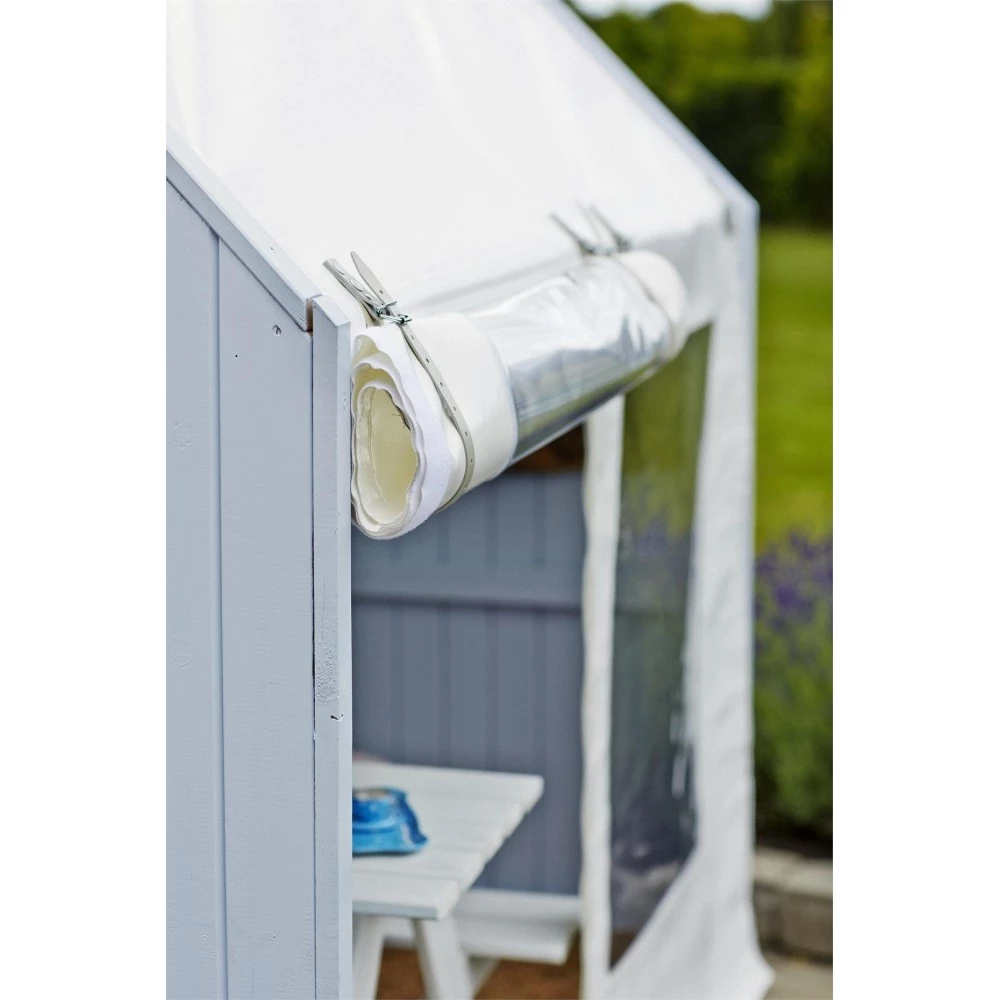 Plus A/S Plus Shelter På Hjul 120x203x198cm Med Tag Og Front Af Kraftig Polyester Dug 16748-1 6 Plus A/S Plus Shelter På Hjul 120x203x198cm Med Tag Og Front Af Kraftig Polyester Dug 16748-1 - Billede 4