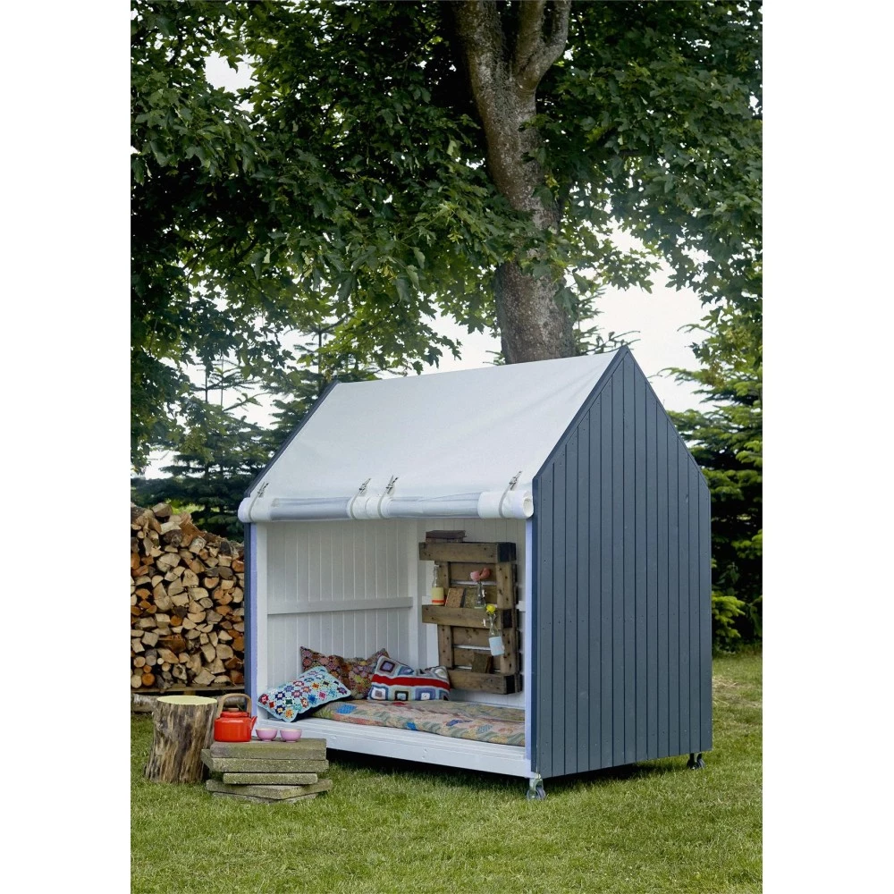 Plus A/S Plus Shelter På Hjul 120x203x198cm Med Tag Og Front Af Kraftig Polyester Dug 16748-1 7 Plus A/S Plus Shelter På Hjul 120x203x198cm Med Tag Og Front Af Kraftig Polyester Dug 16748-1 - Billede 5