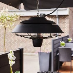 HORTUS Terrassevarmer Hængemodel 1500 W, HA, Ø42 Cm, Sort -Tilbud homeshop Butik unnamed file 1207