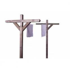 Hortus Tørrestativ Trykimprægneret Incl. 20 Meter Plastbelagt Wire