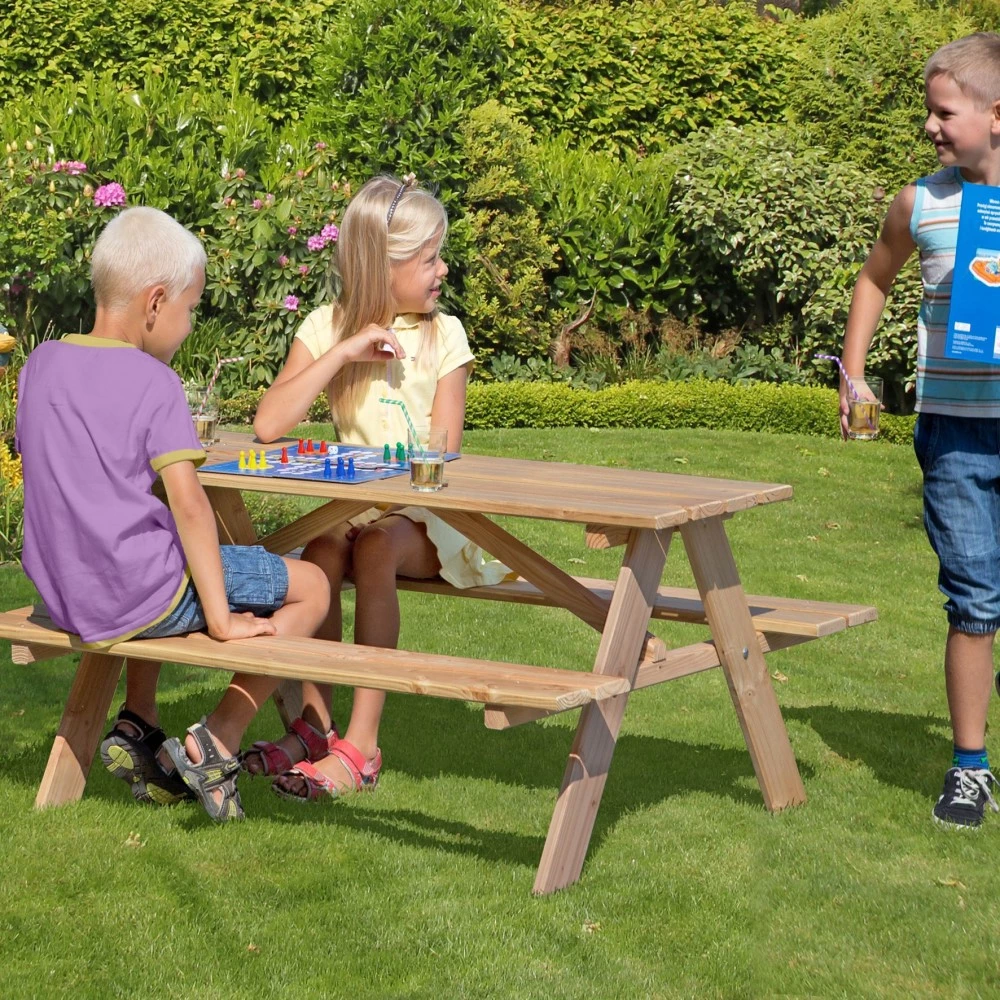 Nordic Play Børne Bord/bænksæt 20 Mm Lærk 3 Nordic Play Børne Bord/bænksæt 20 Mm Lærk