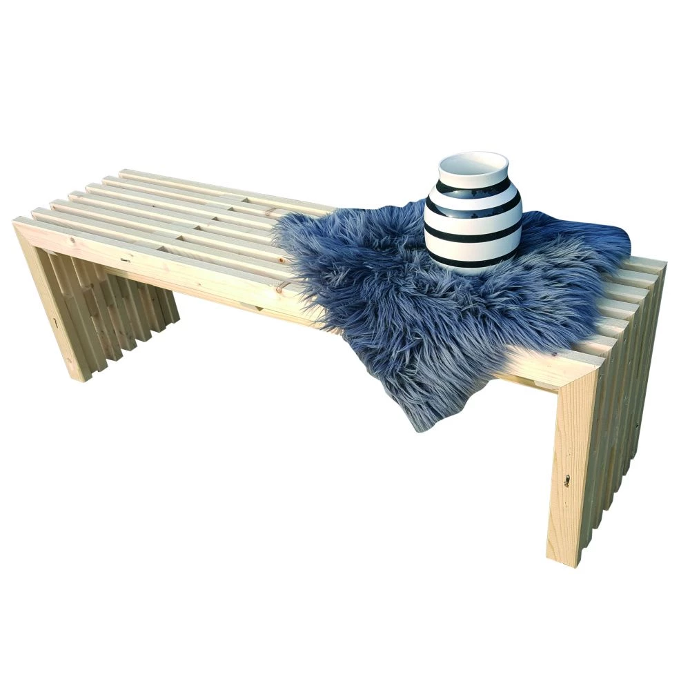 Homeshop Materielhuset Trallebænk 139x36,5x45cm - VAREN ER UDGÅET 4 Homeshop Materielhuset Trallebænk 139x36,5x45cm - VAREN ER UDGÅET - Billede 2