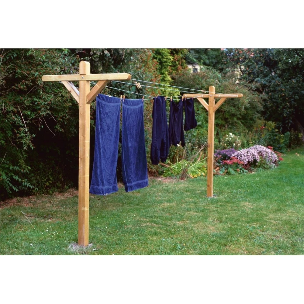 Plus A/S Plus Tørrestativ Trykimprægneret Nåletræ 70x70x2700mm 18422-1 4 Plus A/S Plus Tørrestativ Trykimprægneret Nåletræ 70x70x2700mm 18422-1 - Billede 2