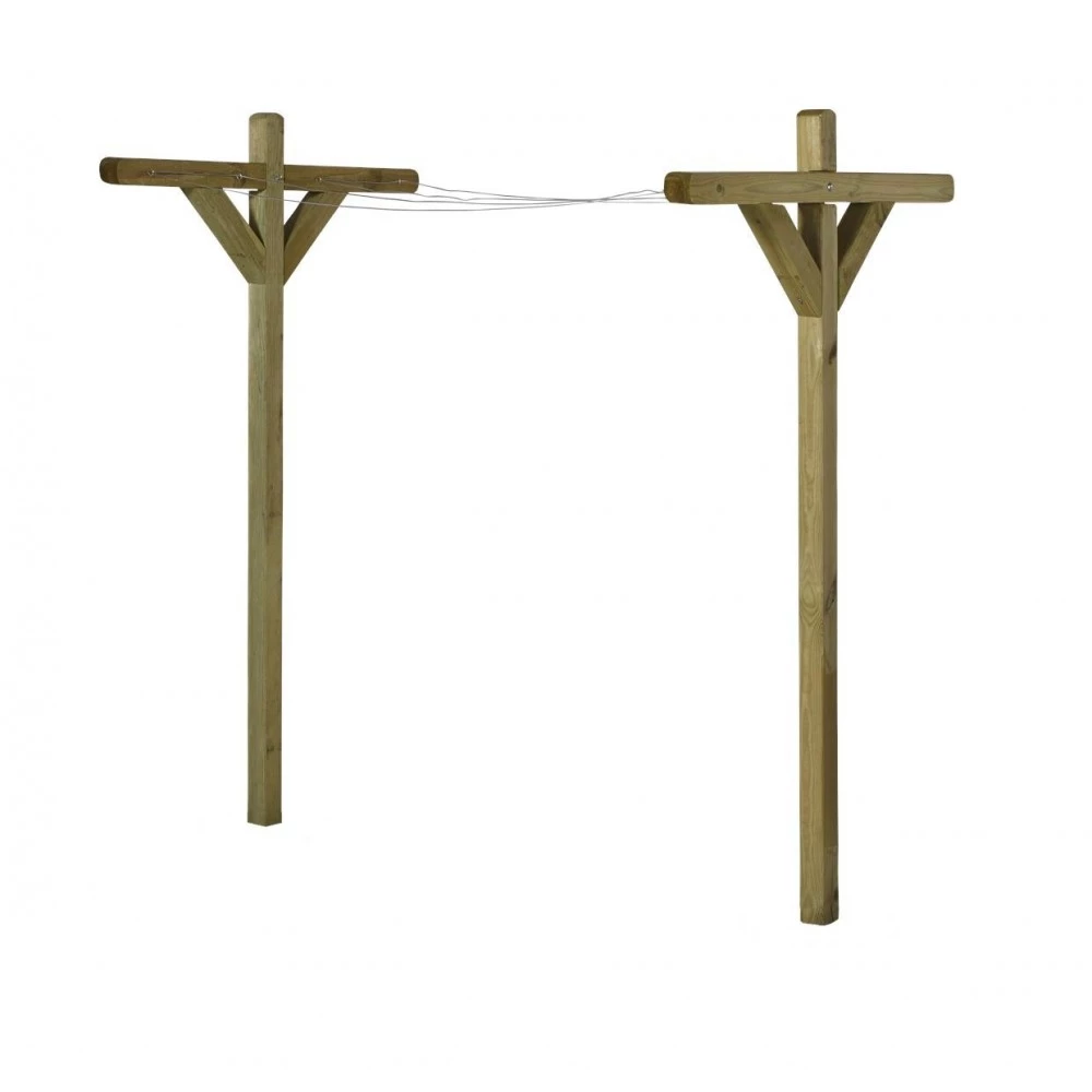 Plus A/S Plus Tørrestativ Trykimprægneret Nåletræ 70x70x2700mm 18422-1 5 Plus A/S Plus Tørrestativ Trykimprægneret Nåletræ 70x70x2700mm 18422-1 - Billede 3