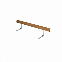 Plus A/S Plus Ryglæn Til Alpha Bord/Bænkesæt - Beslag + 1 Stk. Planke 177 Cm - Teak