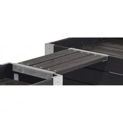Plus A/S Plus CUBIC/PIPE Løs Bænk 60cm Inkl. Beslag Grundmalet Sort 178101-15