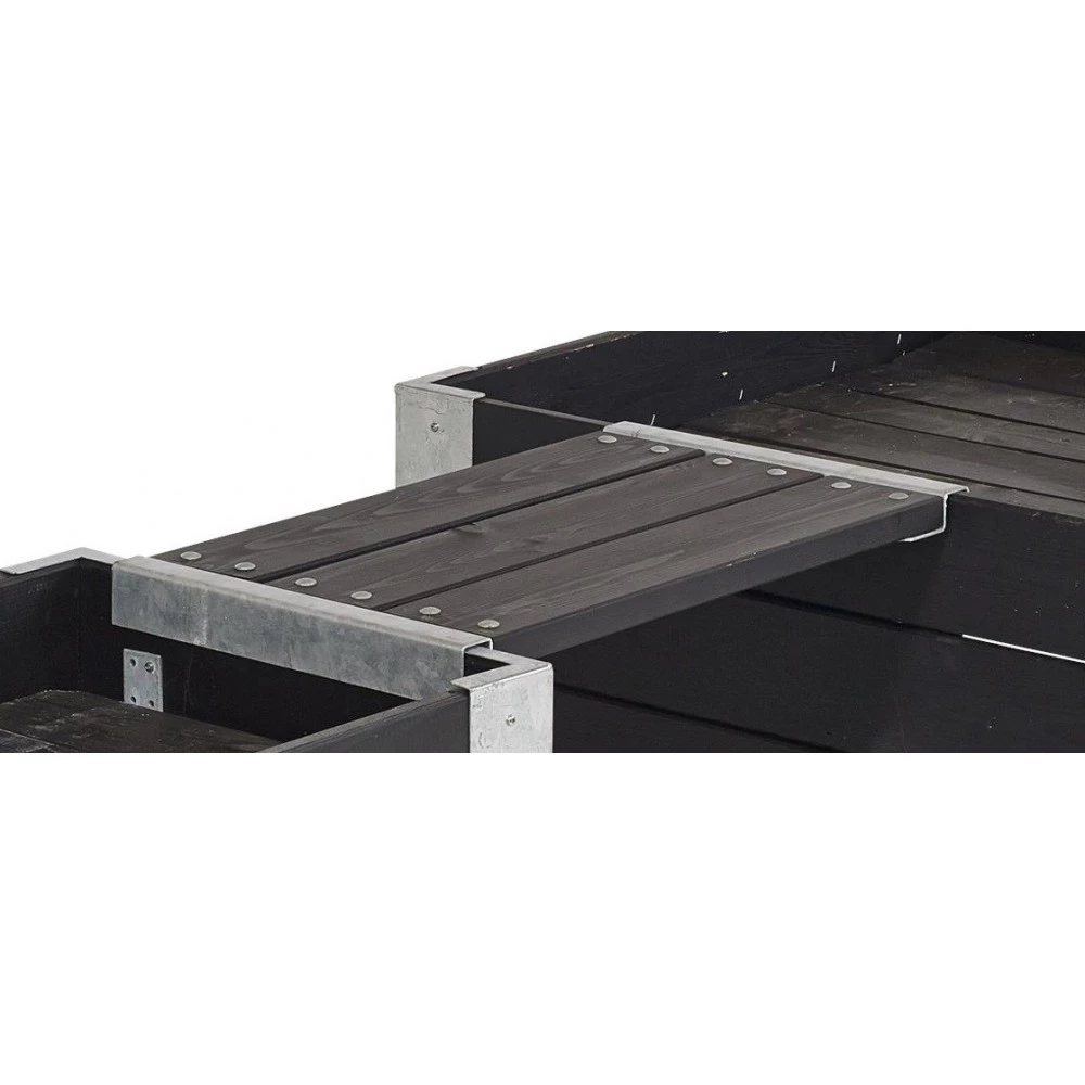 Plus A/S Plus CUBIC/PIPE Løs Bænk 60cm Inkl. Beslag Grundmalet Sort 178101-15 3 Plus A/S Plus CUBIC/PIPE Løs Bænk 60cm Inkl. Beslag Grundmalet Sort 178101-15