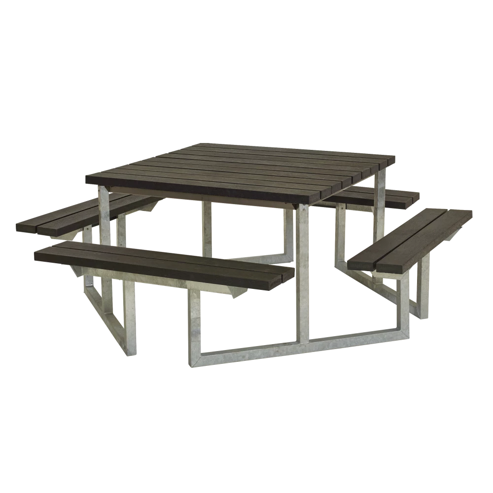 Plus A/S Plus Twist Bord/Bænkesæt - 204 Cm - ReTex - Sort - 187810-35 3 Plus A/S Plus Twist Bord/Bænkesæt - 204 Cm - ReTex - Sort - 187810-35