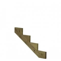 Plus A/S Plus Trappevange 4-Trin - 1 Stk. Side Til Terrassetrappe 546233