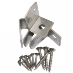 NSH Nordic A/S Læhegnsholdere 4 Stk. Rustfri Inkl. Skruer