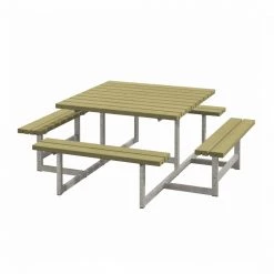 Plus A/S Plus Ryglæn Til Plankebænk - 166 Cm - Grøn - 185550-11