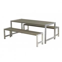 Plus A/S Plus Plankesæt Med Bord+2 Bænke