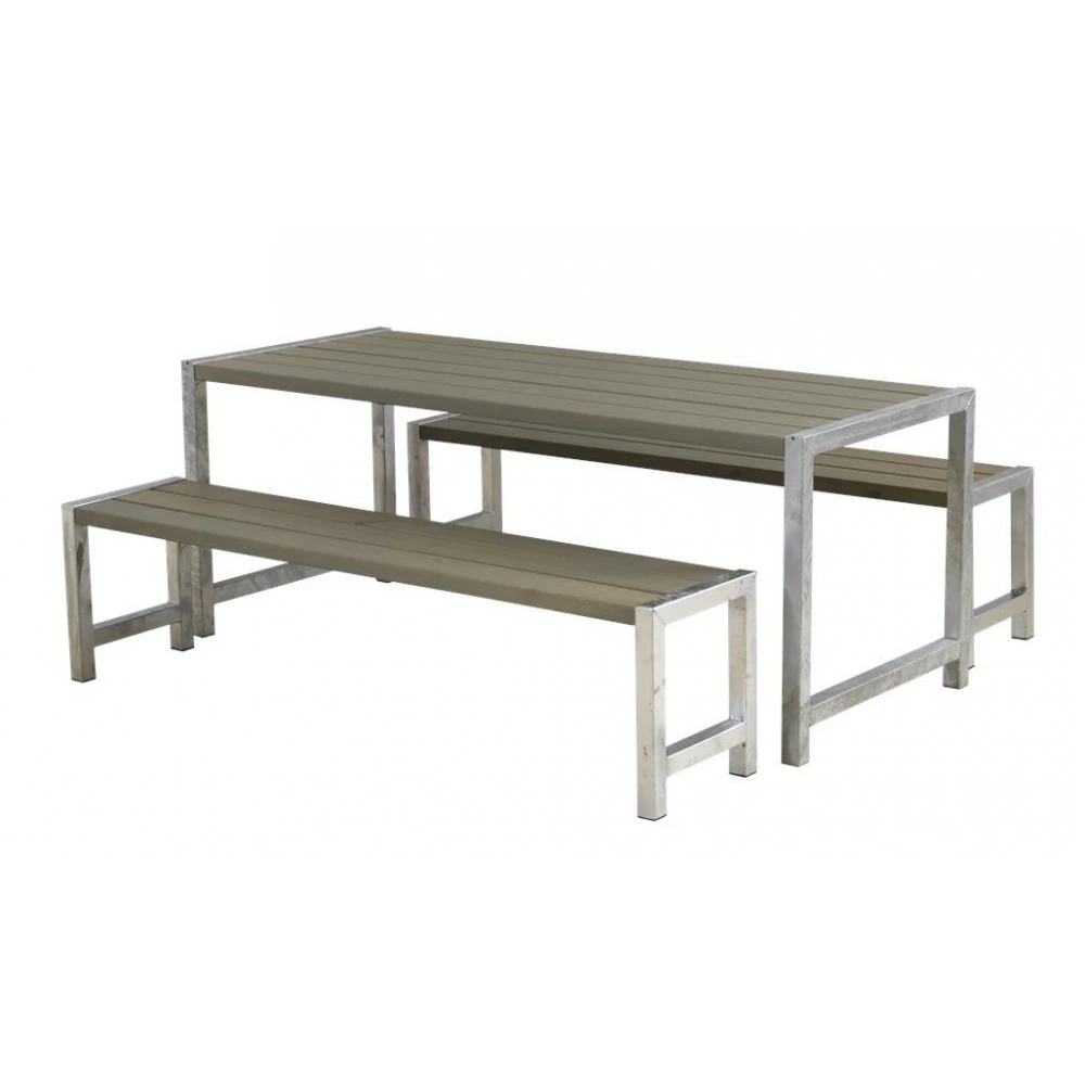 Plus A/S Plus Plankesæt Med Bord+2 Bænke 3 Plus A/S Plus Plankesæt Med Bord+2 Bænke