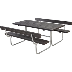 Plus A/S Plus Basic Bord/Bænke-sæt M/1 Ryglæn+2 Påbygninger Genbrugsplast 185814-25