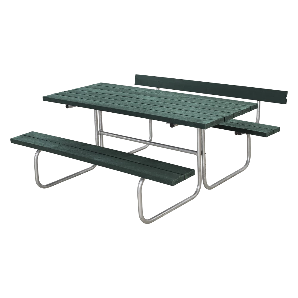 Plus A/S Plus Basic Bord/Bænke-sæt M/1 Ryglæn+2 Påbygninger Genbrugsplast 185814-25 5 Plus A/S Plus Basic Bord/Bænke-sæt M/1 Ryglæn+2 Påbygninger Genbrugsplast 185814-25 - Billede 3