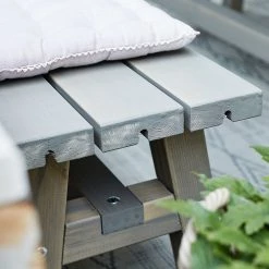 Plus A/S Plus Country Plankesæt - Består Af: Bord Og 2 Bænke Cm - Gråbrun -Tilbud homeshop Butik unnamed file 263