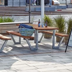 Plus A/S Plus Wega Bord/Bænkesæt - 177 Cm - Teak