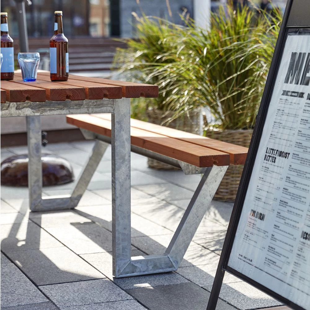 Plus A/S Plus Wega Bord/Bænkesæt - 177 Cm - Teak 4 Plus A/S Plus Wega Bord/Bænkesæt - 177 Cm - Teak - Billede 2