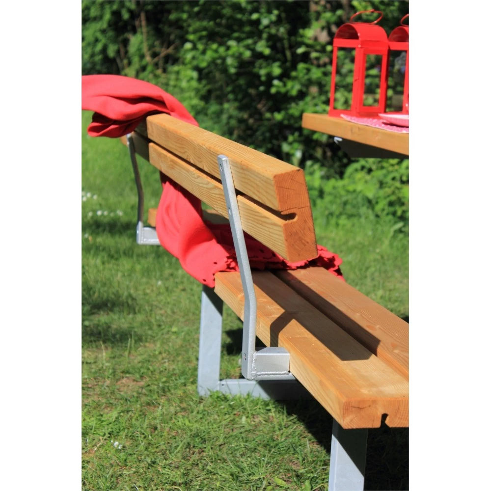 Plus A/S Plus Basic Bord/Bænke-sæt M/2 Ryglæn Lærk 185812-3 5 Plus A/S Plus Basic Bord/Bænke-sæt M/2 Ryglæn Lærk 185812-3 - Billede 3