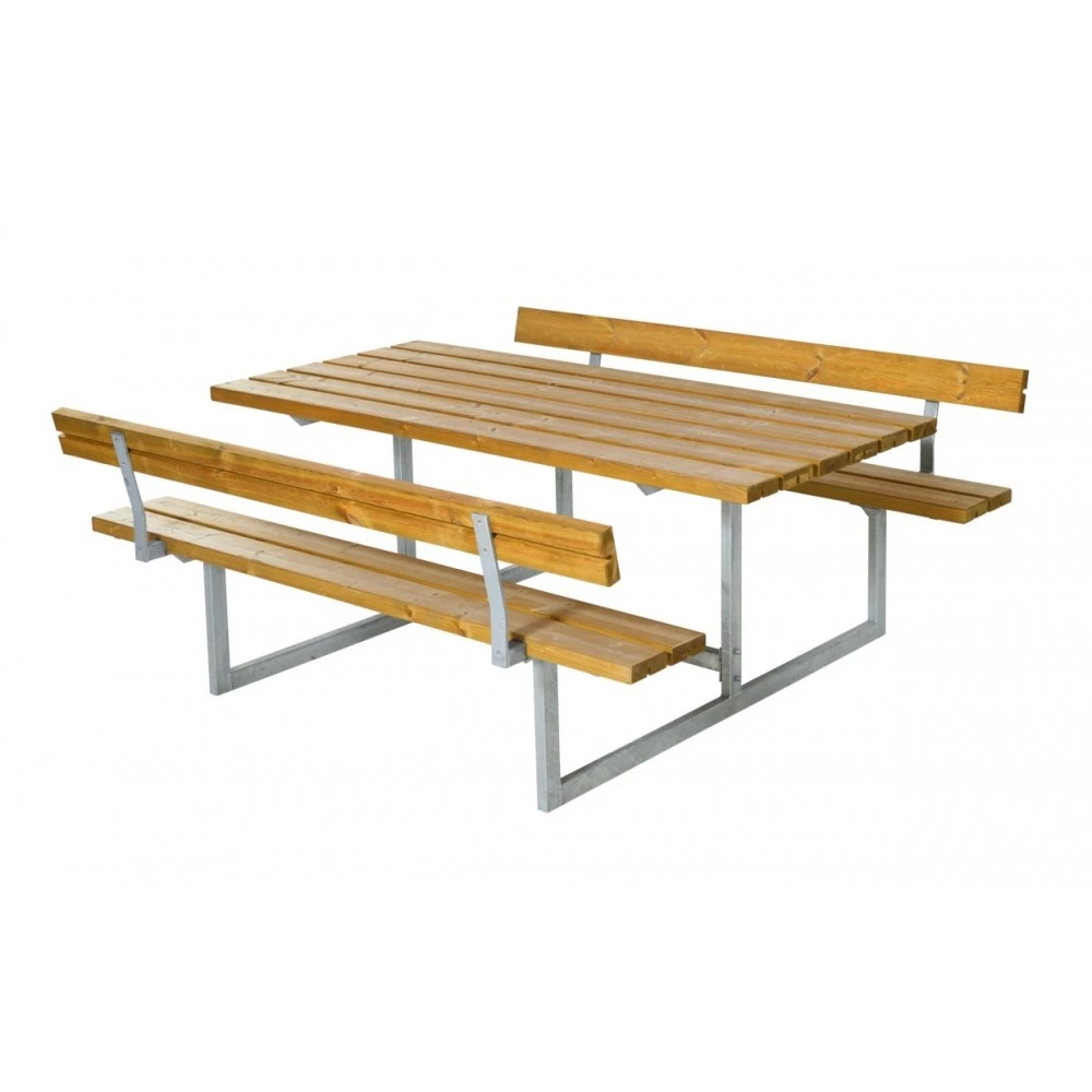 Plus A/S Plus Basic Bord/Bænke-sæt M/2 Ryglæn Lærk 185812-3 6 Plus A/S Plus Basic Bord/Bænke-sæt M/2 Ryglæn Lærk 185812-3 - Billede 4