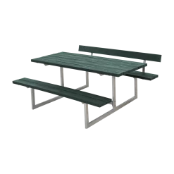 Plus A/S Plus Basic Bord/Bænkesæt M/1 Ryglæn - 177 Cm - ReTex - Grøn - 185811-31