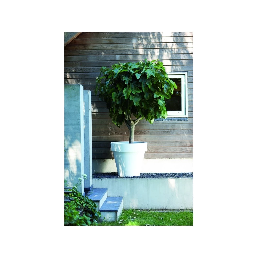 Elho Pure Round Letvægtskrukke, 120cm, White 4 Elho Pure Round Letvægtskrukke, 120cm, White - Billede 2