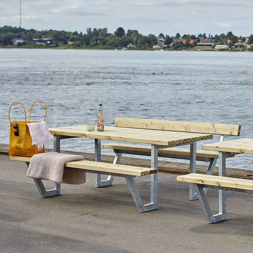 Plus A/S Plus Wega Bord/Bænkesæt M/1 Ryglæn - 177 Cm - Trykimprægneret 3 Plus A/S Plus Wega Bord/Bænkesæt M/1 Ryglæn - 177 Cm - Trykimprægneret