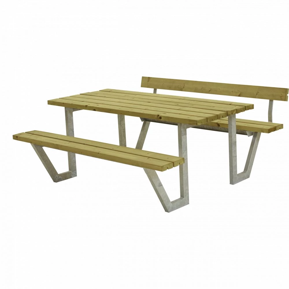 Plus A/S Plus Wega Bord/Bænkesæt M/1 Ryglæn - 177 Cm - Trykimprægneret 5 Plus A/S Plus Wega Bord/Bænkesæt M/1 Ryglæn - 177 Cm - Trykimprægneret - Billede 3