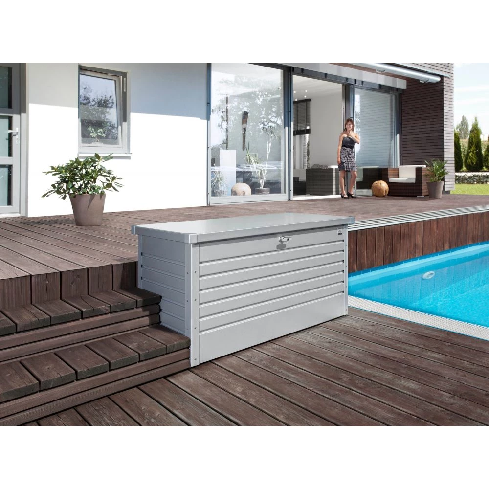 Biohort Hyndebox 160high Sølv Stål Metallic 5 Biohort Hyndebox 160high Sølv Stål Metallic - Billede 3