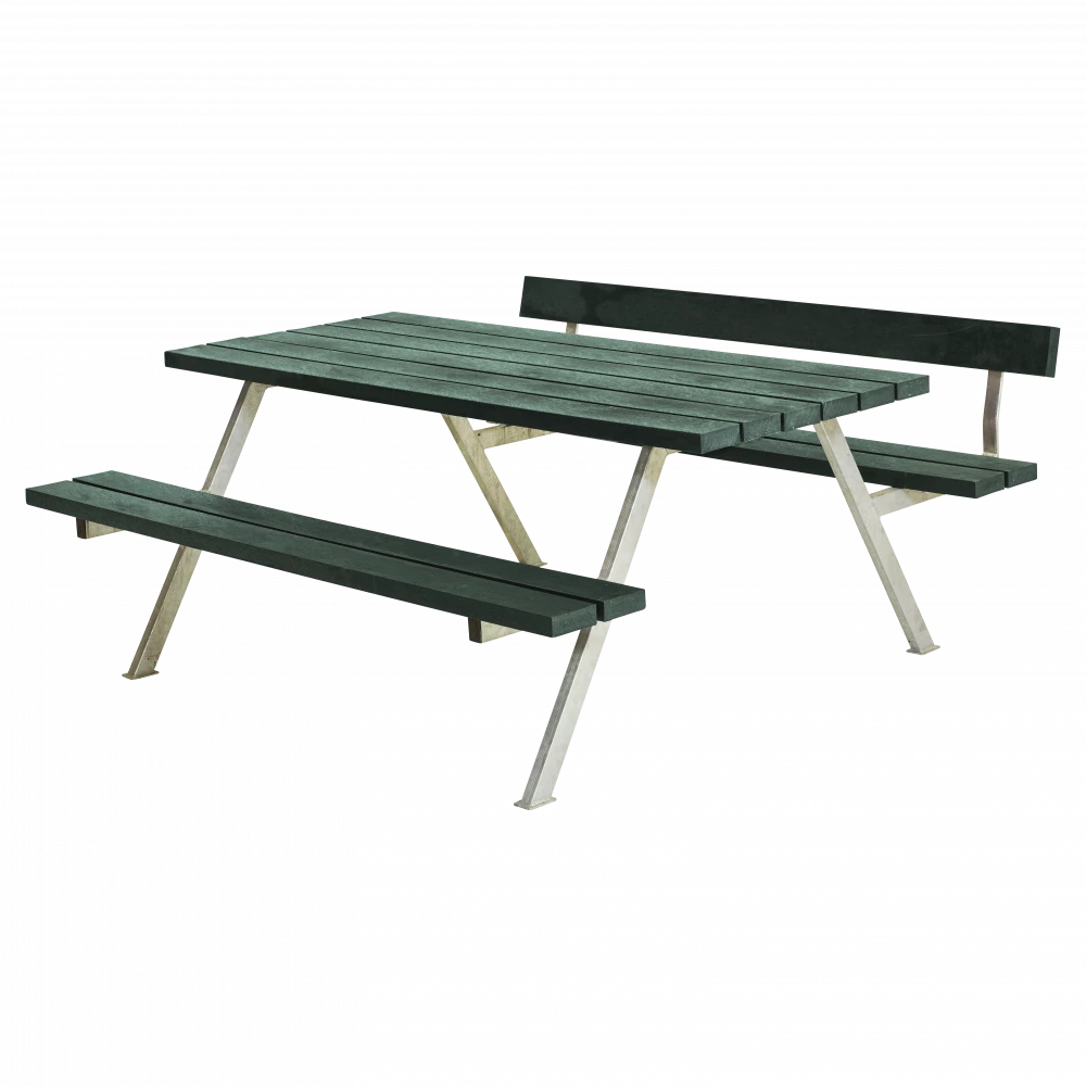 Plus A/S Plus Basic Bord/Bænke-sæt M/2 Påbygninger Genbrugsplast 185813-25 4 Plus A/S Plus Basic Bord/Bænke-sæt M/2 Påbygninger Genbrugsplast 185813-25 - Billede 2