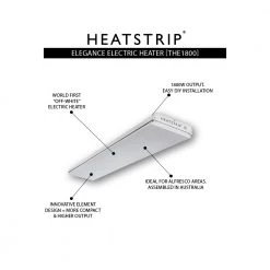 Heatstrip Elegance 1800 Watt Terrassevarmer
