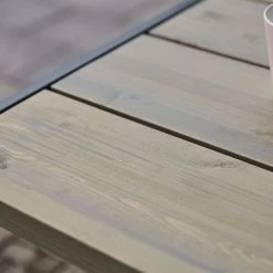 Plus A/S Plus Funkis Barsæt - Består Af: Bord Og 2 Bænke - Gråbrun