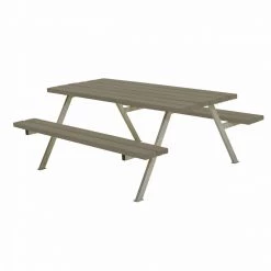 Plus A/S Plus Alpha Bord/Bænkesæt 177 Cm - Gråbrun