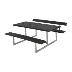 Plus A/S Plus Classic Bord-bænkesæt Med 1 Ryglæn Genbrugsplast 185871-25