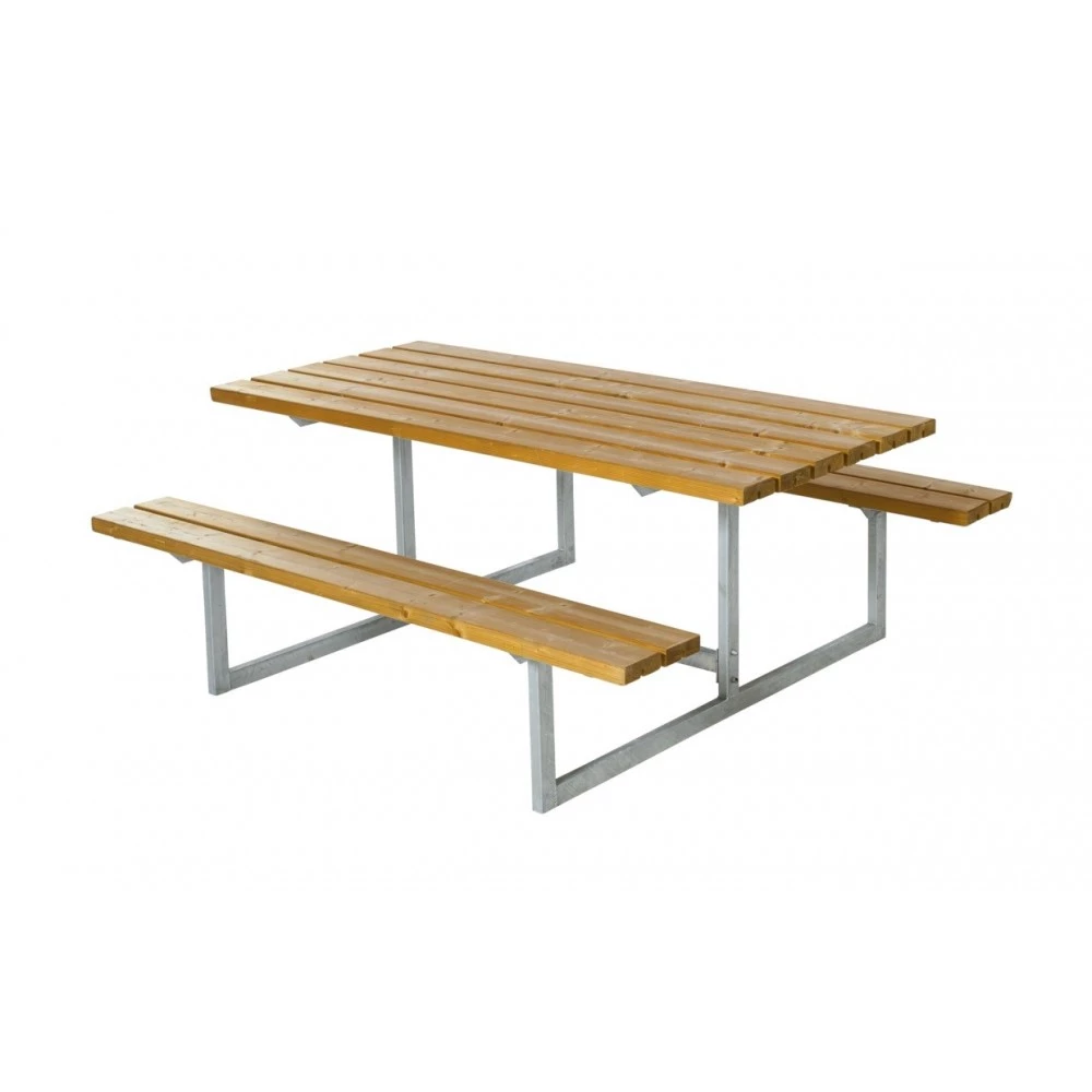 Plus A/S Plus Basic Bord/Bænke-sæt Grundmalet Lærk 185810-3 6 Plus A/S Plus Basic Bord/Bænke-sæt Grundmalet Lærk 185810-3 - Billede 4