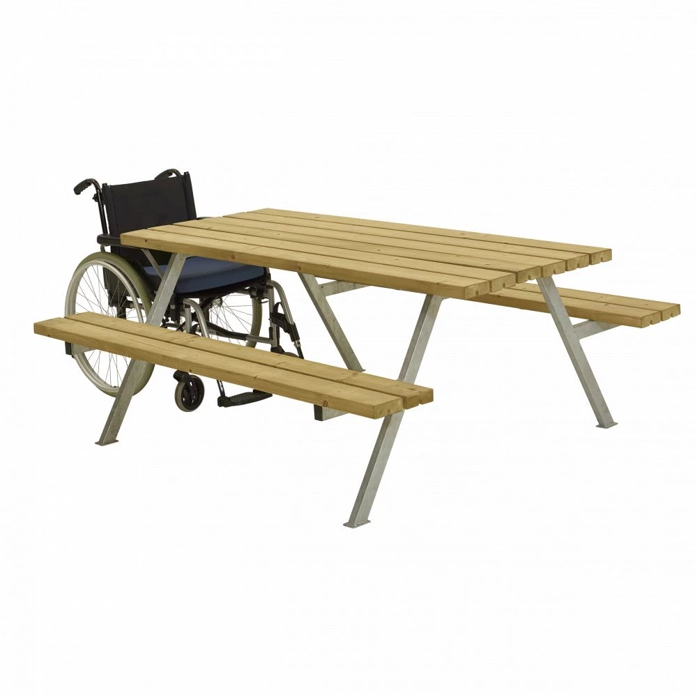 Plus A/S Plus Alpha Bord/Bænkesæt - 177 Cm - Lærk 4 Plus A/S Plus Alpha Bord/Bænkesæt - 177 Cm - Lærk - Billede 2