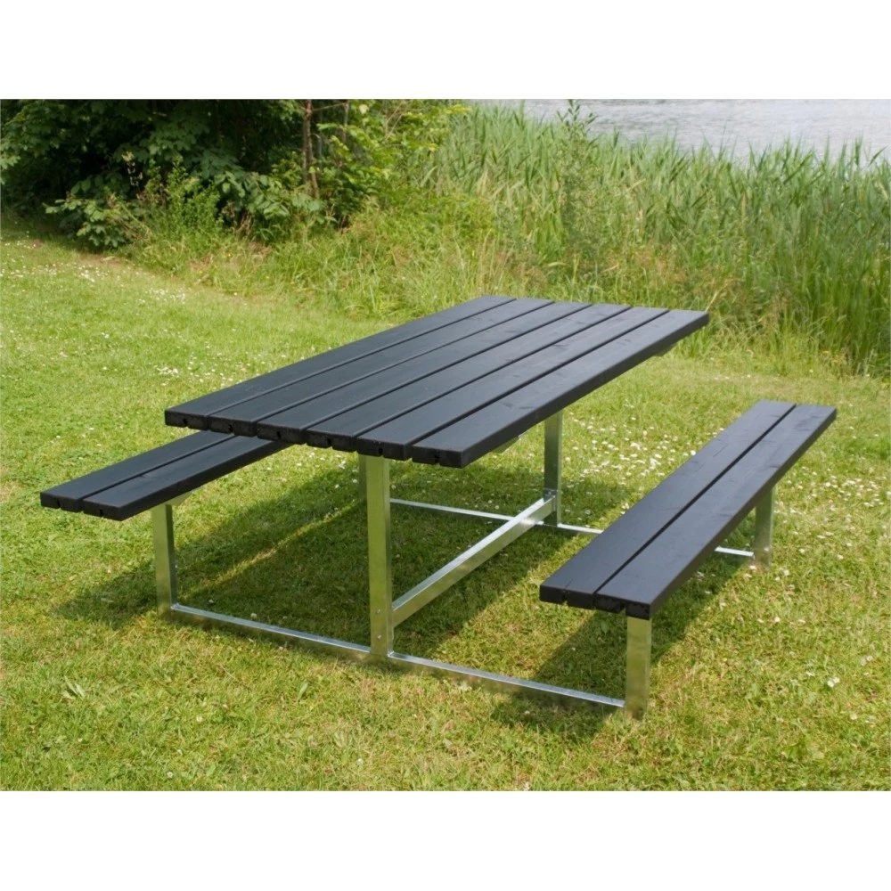 Plus A/S Plus Basic Bord/Bænke-sæt Grundmalet Sort 185810-15 5 Plus A/S Plus Basic Bord/Bænke-sæt Grundmalet Sort 185810-15 - Billede 3