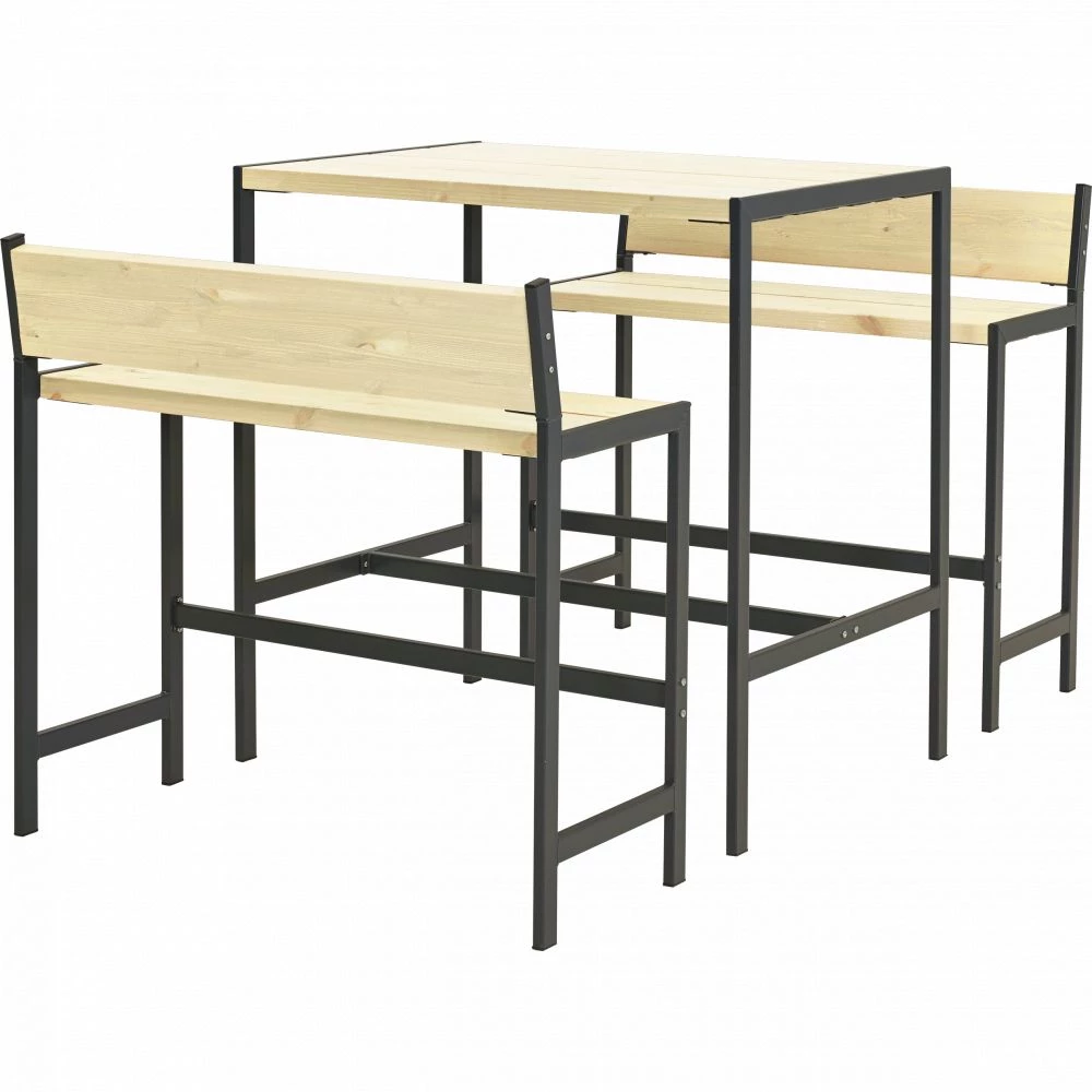 Plus A/S Plus Funkis Barsæt - Består Af: Bord Og 2 Bænke - Trykimprægneret 3 Plus A/S Plus Funkis Barsæt - Består Af: Bord Og 2 Bænke - Trykimprægneret