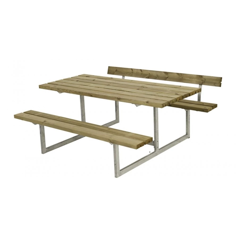 Plus A/S Plus Basic Bord/Bænke-sæt M/1 Ryglæn Trykimprægneret 185811-1 4 Plus A/S Plus Basic Bord/Bænke-sæt M/1 Ryglæn Trykimprægneret 185811-1 - Billede 2