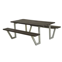 Plus A/S Plus Wega Bord/Bænkesæt 177 Cm - Genbrugsplast