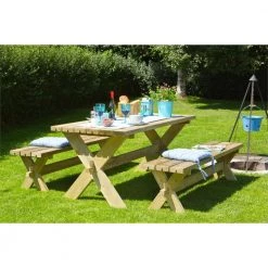 Plus A/S Plus Nostalgi Plankesæt - 1 Bord Og 2 Bænke - Tryk Imprægneret 185900-1 7 Plus A/S Plus Nostalgi Plankesæt - 1 Bord Og 2 Bænke - Tryk Imprægneret 185900-1 -Tilbud homeshop Butik unnamed file 487