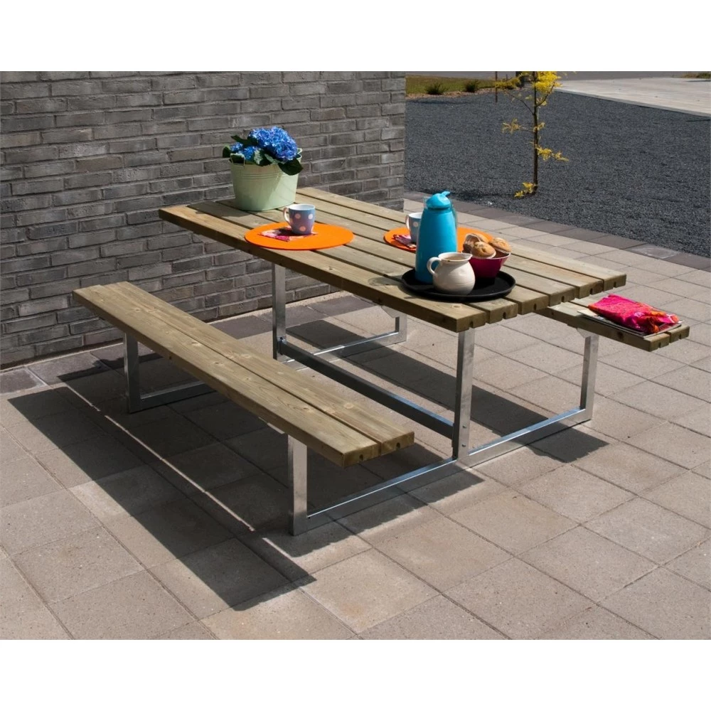 Plus A/S Plus Basic Bord/Bænke-sæt Trykimprægneret 185810-1 4 Plus A/S Plus Basic Bord/Bænke-sæt Trykimprægneret 185810-1 - Billede 2