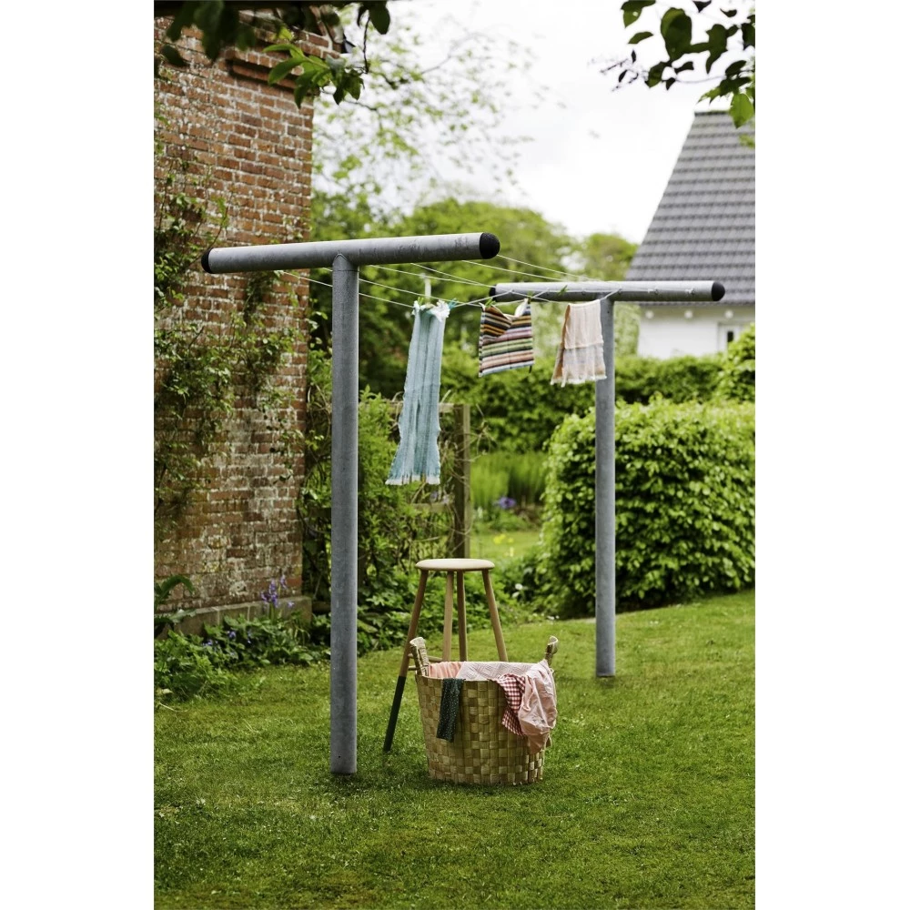 Plus A/S Plus PIPE Tørrestativ M/wire Galvaniseret Stål 130x520cm H200cm 18423-1 3 Plus A/S Plus PIPE Tørrestativ M/wire Galvaniseret Stål 130x520cm H200cm 18423-1